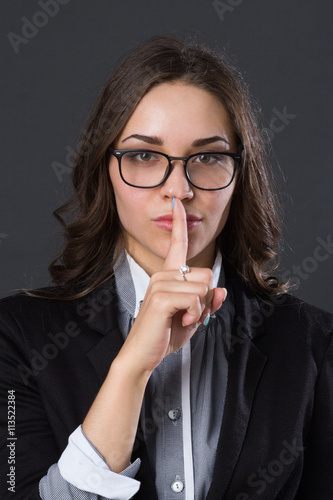 portrait of a young beautiful business woman