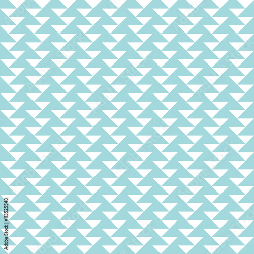 Retro Triangles/Corners Seamless Pattern Turquoise