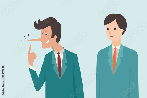 Liar businessman