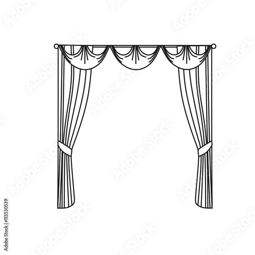  curtains. interior textiles.  window decoration.