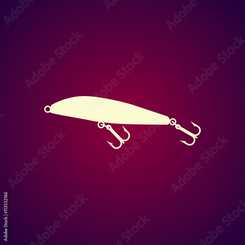 fishing wobbler. Vector concept illustration for design