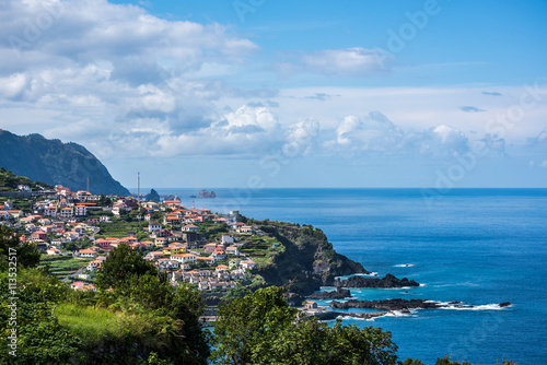 Madeira coastline town