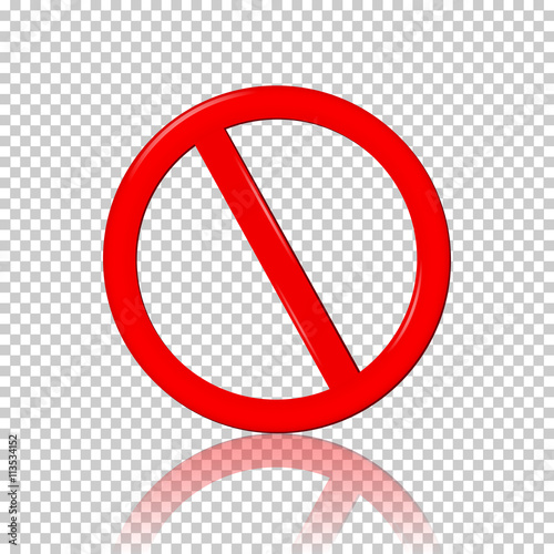 Stop Sign, isolated on transparent background
