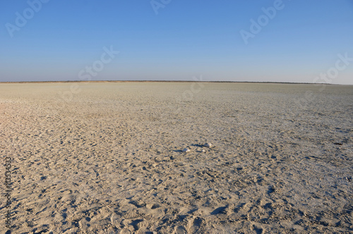 Sand, Salzkruste, Savanne: DIe Etosha Salzpfanne. Sand salt and