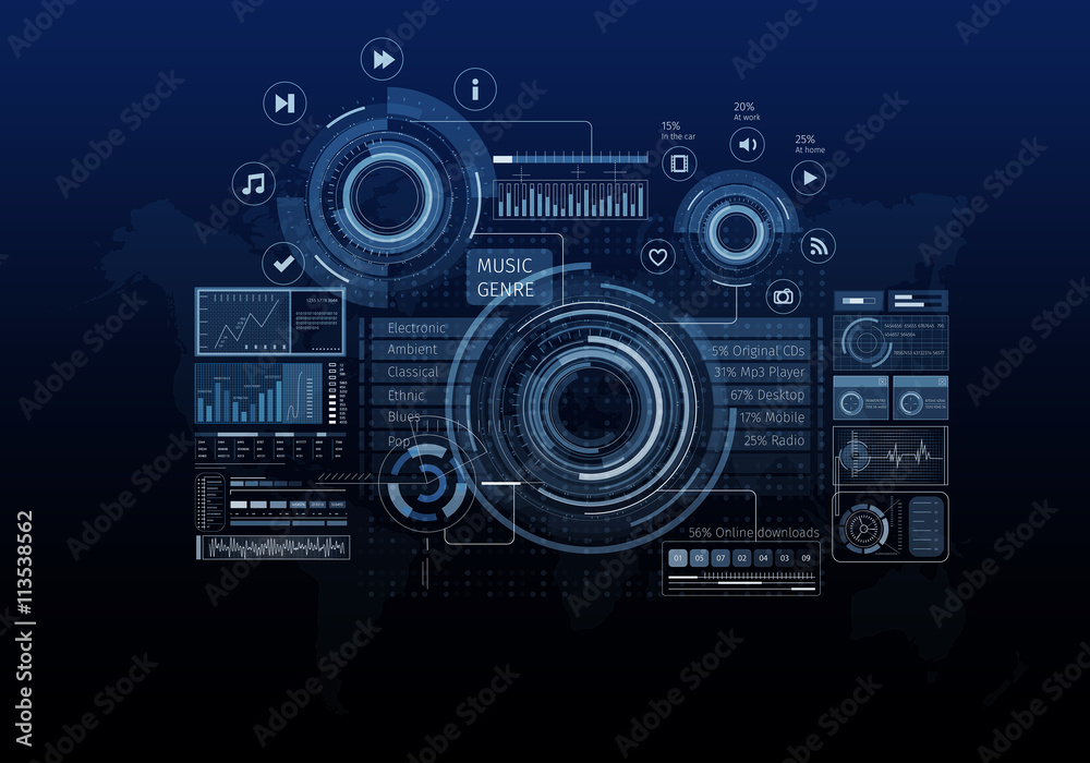 Media business background Media business background
