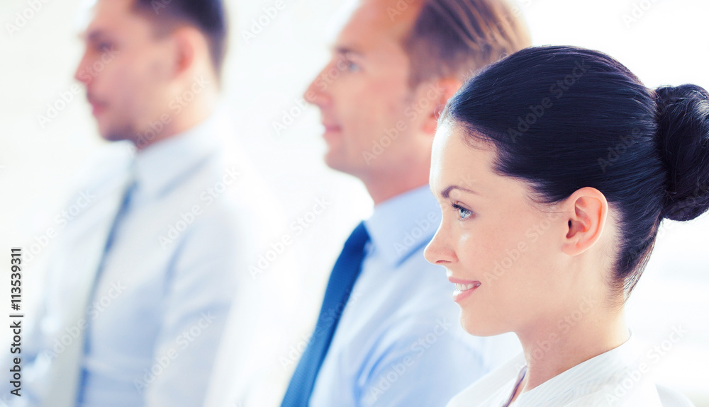 businessmen and businesswomen on conference businessmen and businesswomen on conference