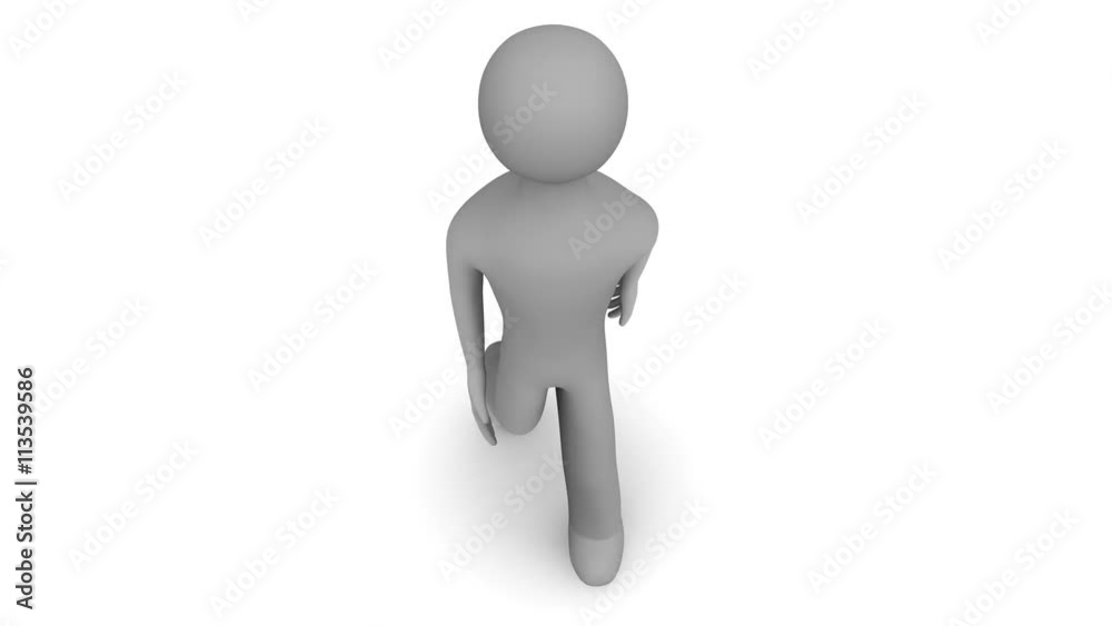Animated character walks. Seamless loop. Alpha channel. Animated character walks. Seamless loop. Alpha channel.