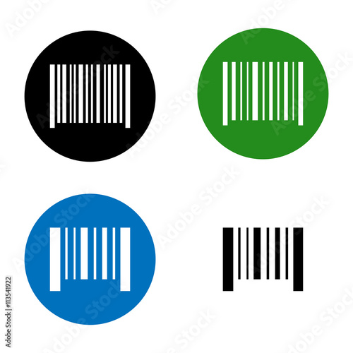 Vector icon barcode