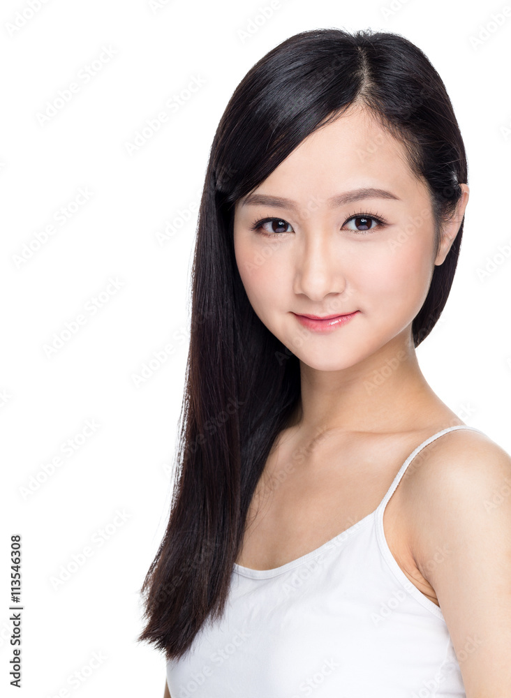 Beauty woman with charming smile with healthy skin Beauty woman with charming smile with healthy skin