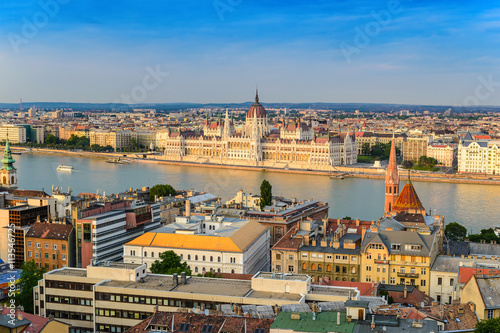 Budapest city skyline  Hungary