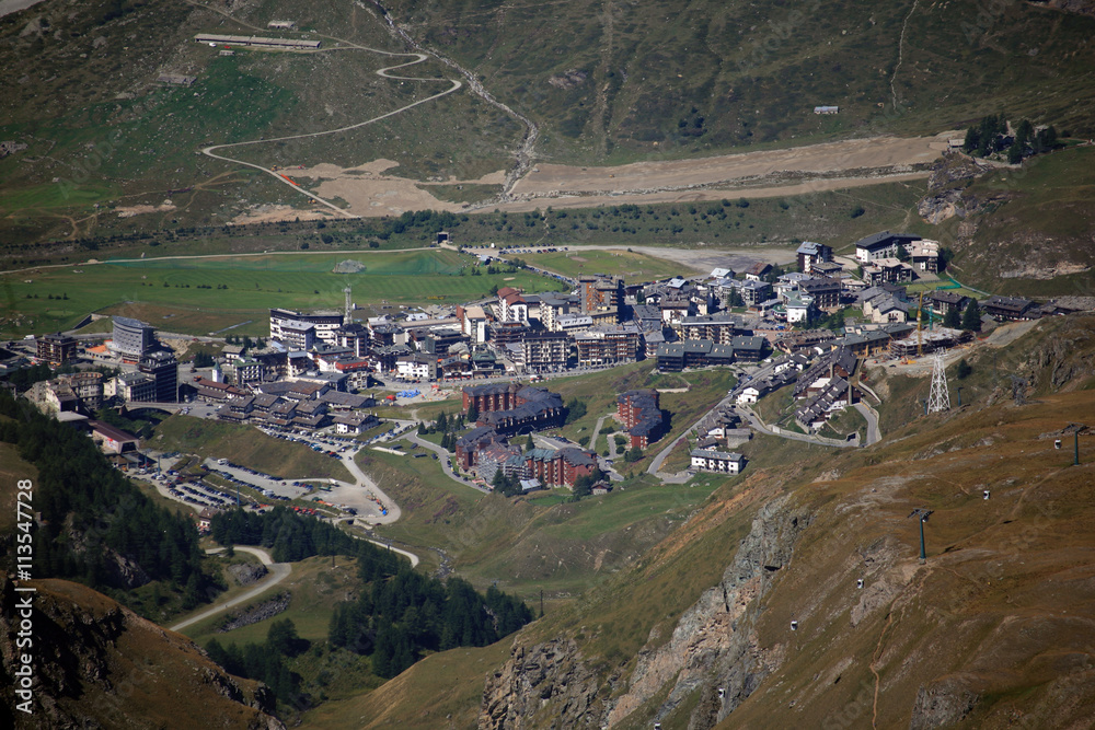 Fototapeta premium Valle d'Aosta, Cervinia.