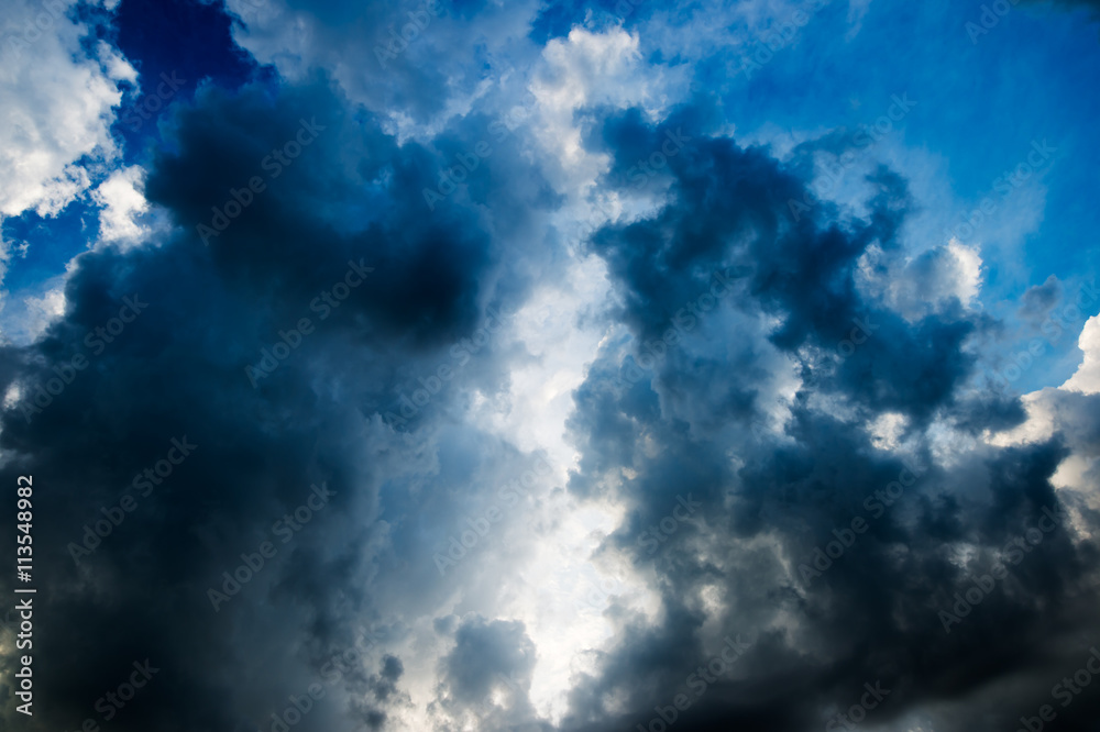 Rain clouds are moving. Rain clouds are moving.