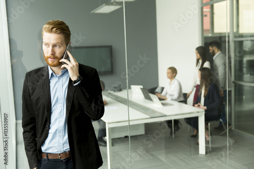 Young business people