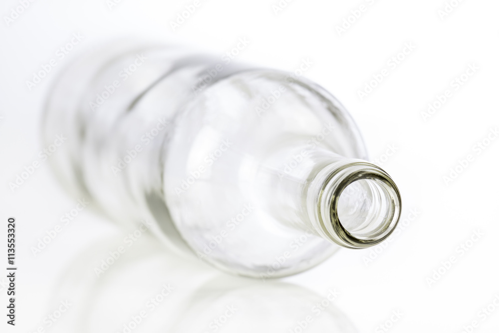 Empty glass bottle Empty glass bottle