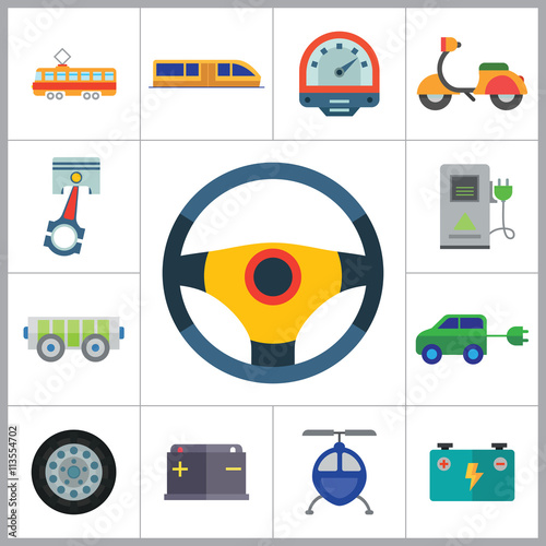 Vehicle Icons Set