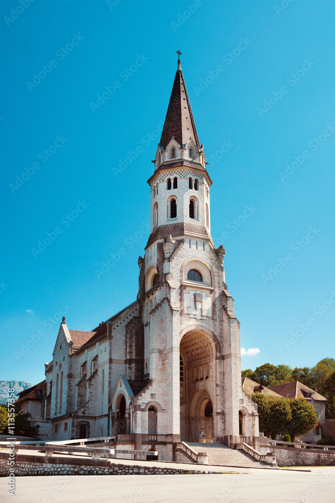side view of the basilica of the Visitation at Annecy, Haute Savoie, France