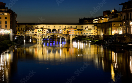 Ponte Vecchio at night, Florence © andreyspb21