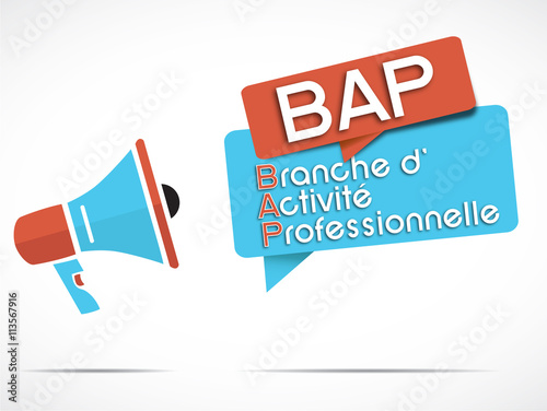 mégaphone : BAP