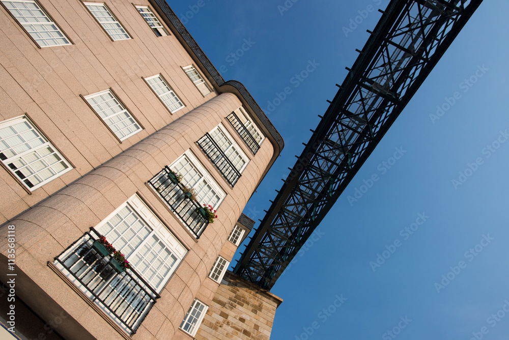 Obraz premium Railway viaducts in Redondela