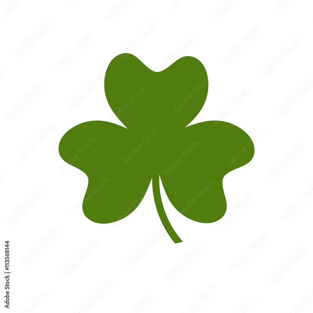 Vector of leaf clover . St Patricks day. Logo for food / trade / traditions / fashion. Other companies. Vector illustration. Vector of leaf clover . St Patricks day. Logo for food / trade / traditions / fashion. Other companies. Vector illustration.