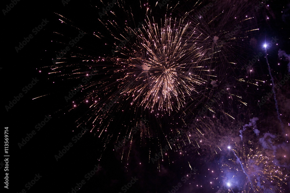 Multicolor Fireworks