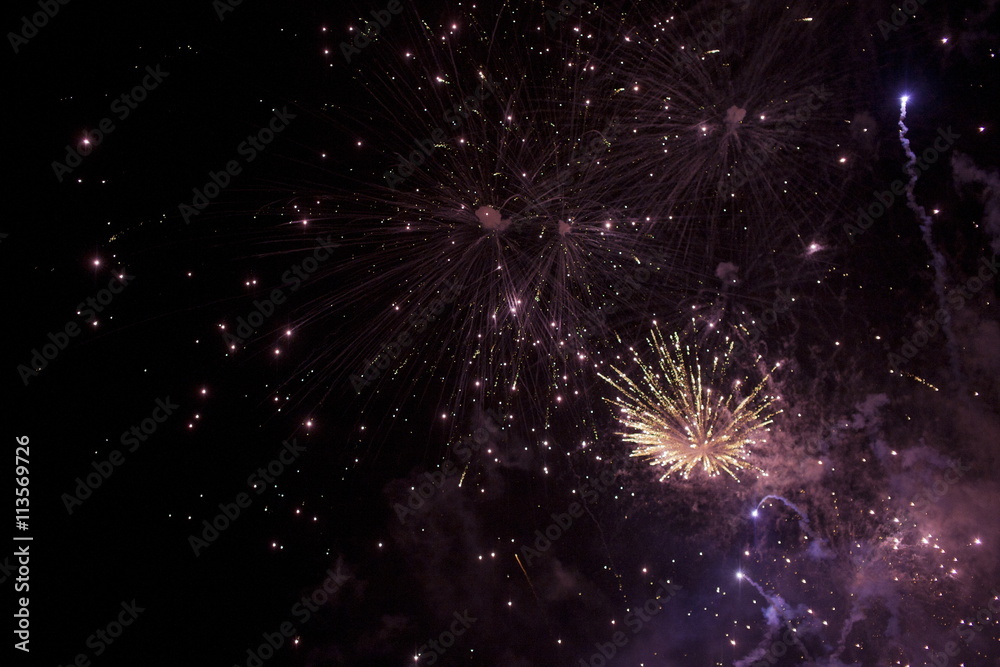 Multicolor Fireworks