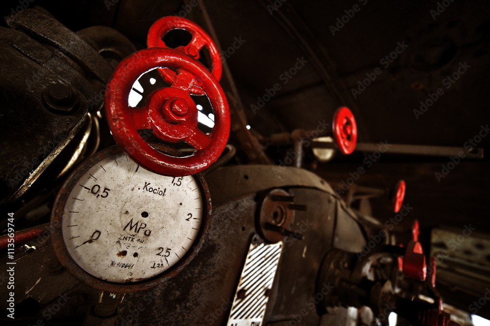 Old Retro Steam Train History