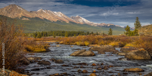 "Taylor River" A late autumn day in the mountains just to the east of Crested Butte, Colorado. 