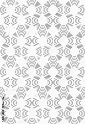 Slim gray hatched waves