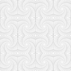 Deken met foto 3D patronen Slanke grijze gedraaide streepvormen  © Zebra Finch