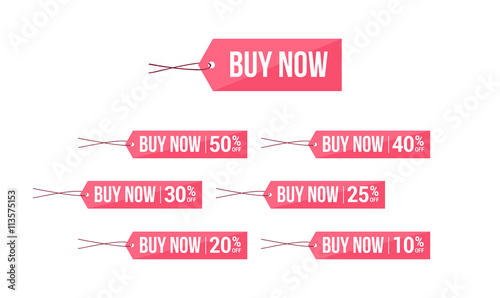Buy Now % Off Labels