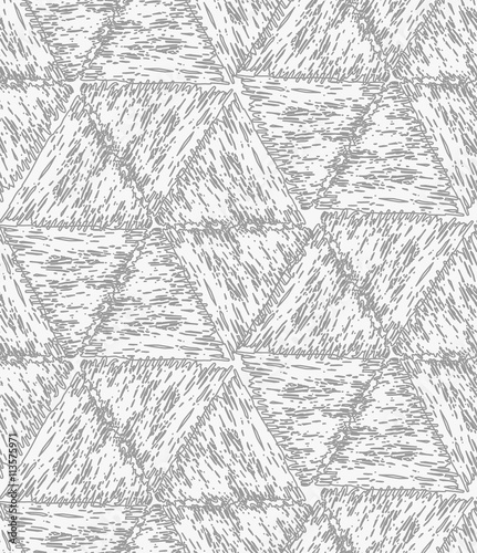 Pencil hatched gray hexagons