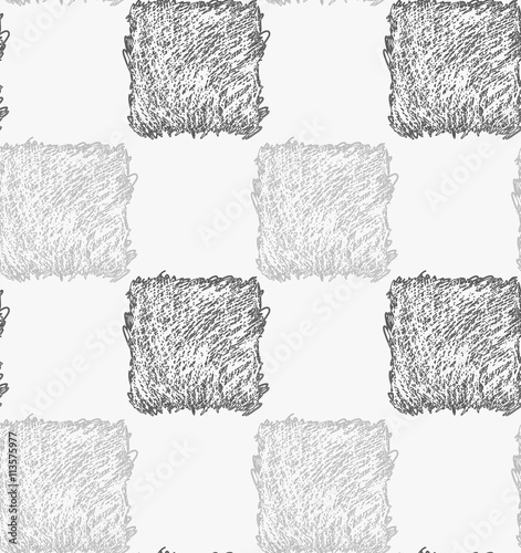Pencil hatched gray squares