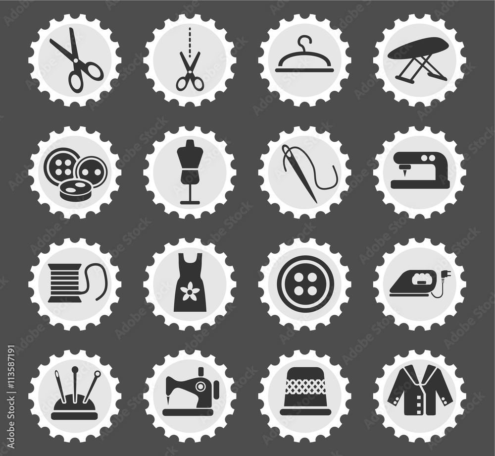 tailoring icon set