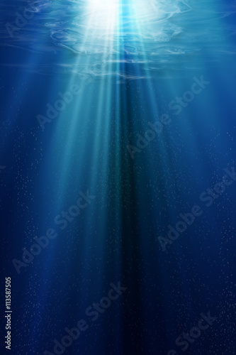 Underwater or under the sea