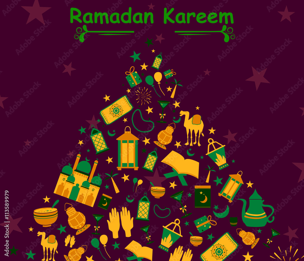 Ramdan Kareem greetings background