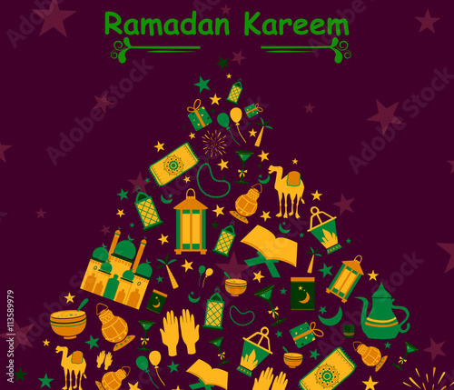 Ramdan Kareem greetings background