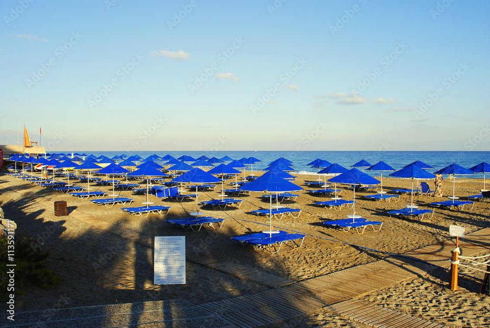 beach sunshade/Crete resort
