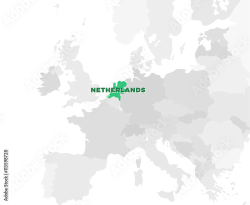 Netherlands Location Map