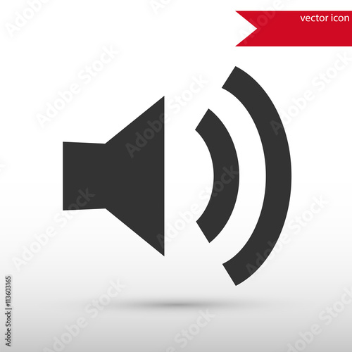 Speaker volume icon.