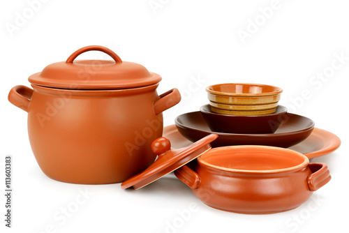Set clay utensils