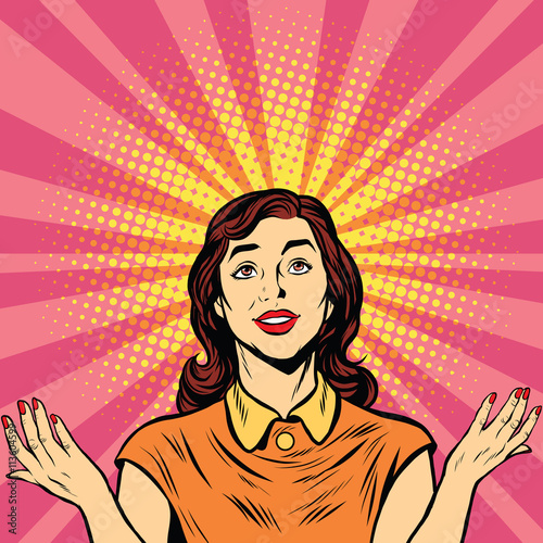 Woman prayer joy religion