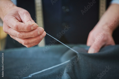 Tailor sewing