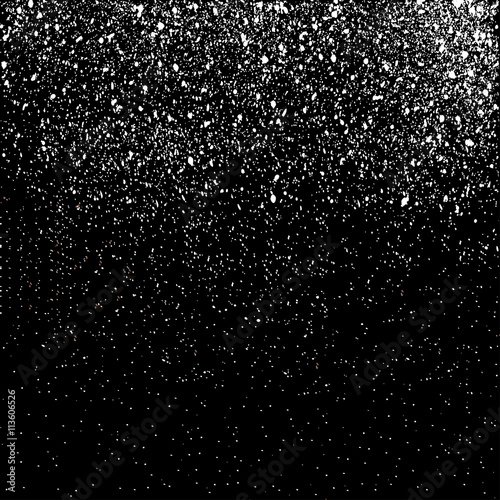 Drops of rain on a black background