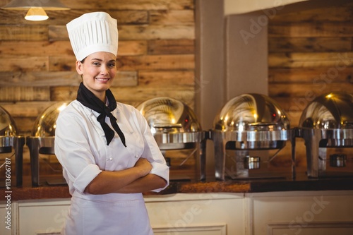 Fotografie Chef standing with arms crossed