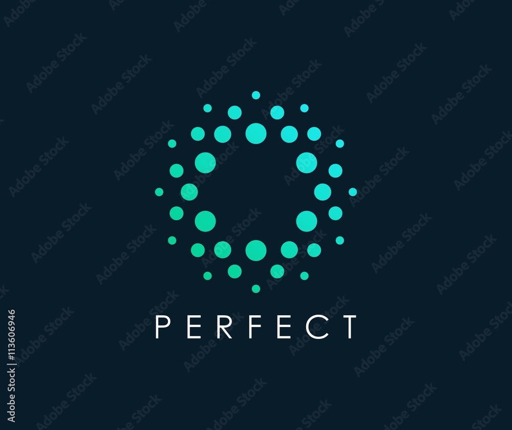 Perfect logo - obrazy, fototapety, plakaty 