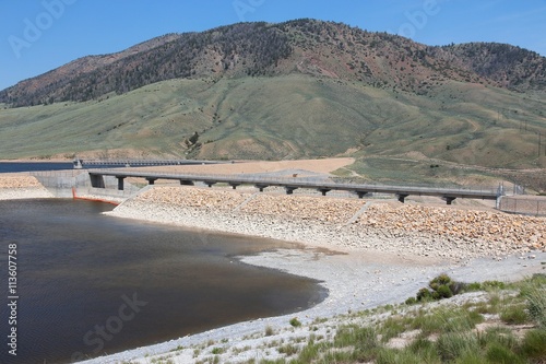 Fototapeta Naklejka Na Ścianę i Meble -  Low level reservoir in Colorado