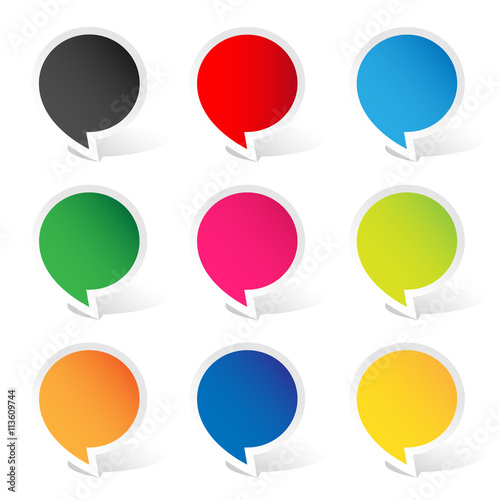 9 bulles / 9 speech bubbles