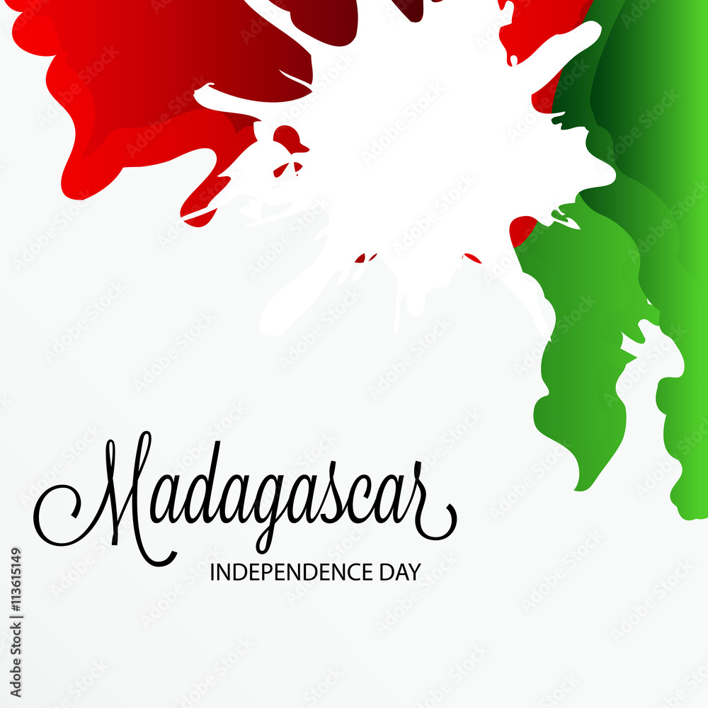 Fototapeta premium Madagascar Independence Day