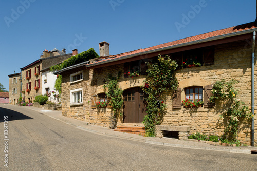 Dorpsgezicht van Torgny, België.